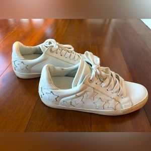 Zadig & Voltaire Women's White Star Sneakers Size 8. Great condition.